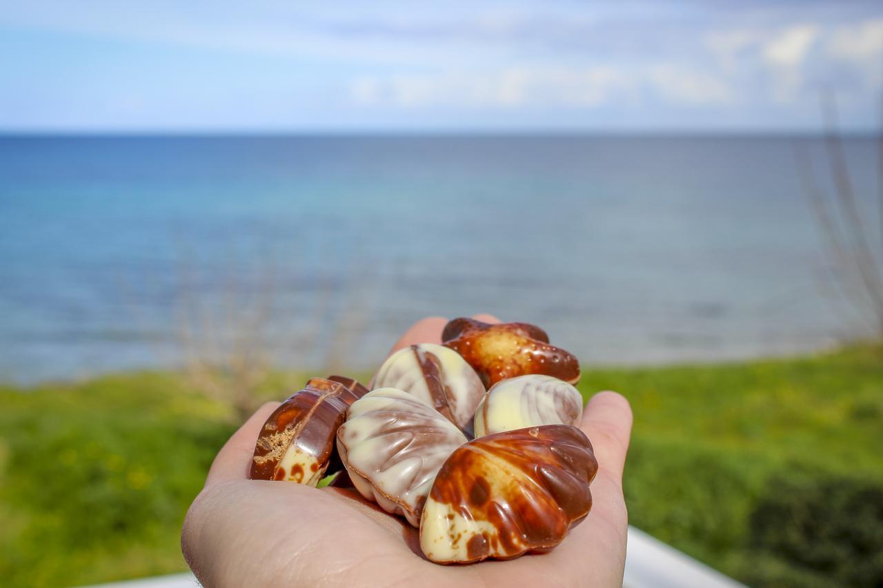 Pelagion II Sea Coral - Beachfront Holiday Home Кипсели Экстерьер фото